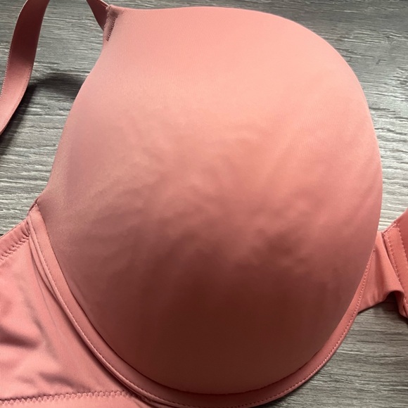 Victorias Secret PINK Nude Pink Underwire Padded Push Up Bra Size 36DD (E) - Picture 3 of 5